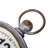 Mantel & Tabletop Clocks Analog Metal Quartz Movement / Crystal Tabletop Clock in Gray