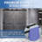 56"-60" W X 76" H Double Sliding Frameless Shower Door with 3/8" (10mm) Tempered Clear Glass-94288763