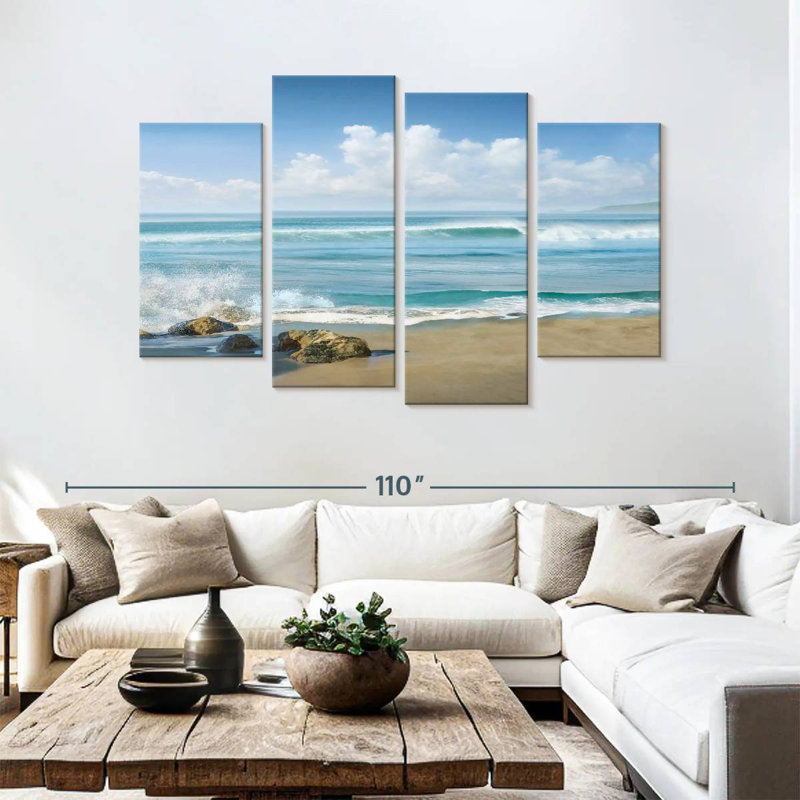 Sweeping Blue, 54" H x 84" W