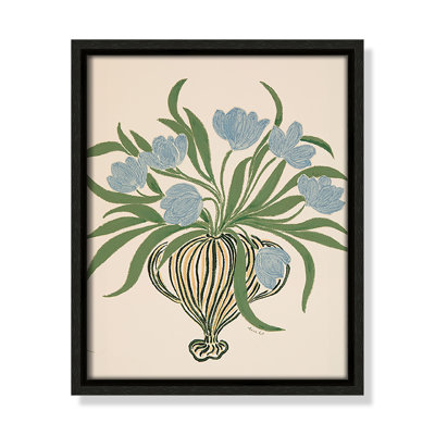 Colette La Poire Blue Tulips Print by Camilla Bergqvist