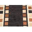 Tapis décoratif en laine de conception unique 4 pi 7 po x 7 pi 2 po noué à la main New Age