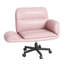 Big and Wide Criss Cross Office Chair, 5-Level Adjustable Arms & Wheels, Height Adjustable Wide Comfy Vanity Makeup Chair, Swivel Shakeable Base for Relax Leisure, Suitable for Home Bedroom Office-774964167