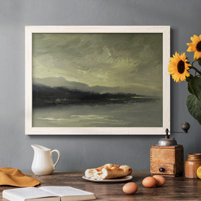«Coastal Dawn», reproduction encadrée sur toile par J Paul
