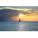 Shiny Sea And Sailboat by Jokerpro - Wrapped Canvas Print