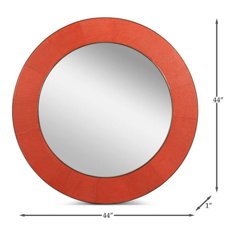 Judith Round Iron Mirror, Orangeade