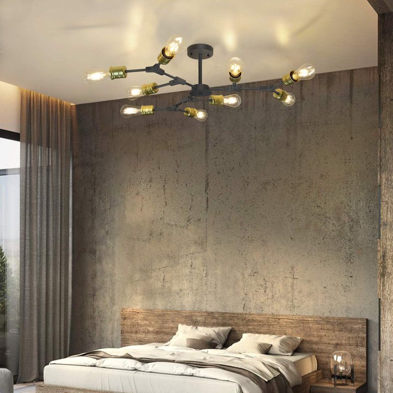 Langeloth 1-Light 85cm Semi Flush Mount