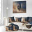 «Black Stallion Horse», reproduction de photo sur toile tendue-29495985
