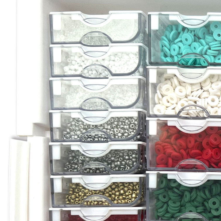 Bead Storage Solutions Elizabeth Ward Assorted Glass and Polymer Clay Bead Tray