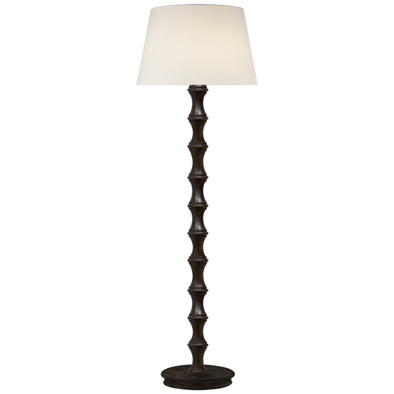 Aspect Floor Lamp, Bamboo, Fabric