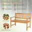 Banc de jardin en bois Bukhari