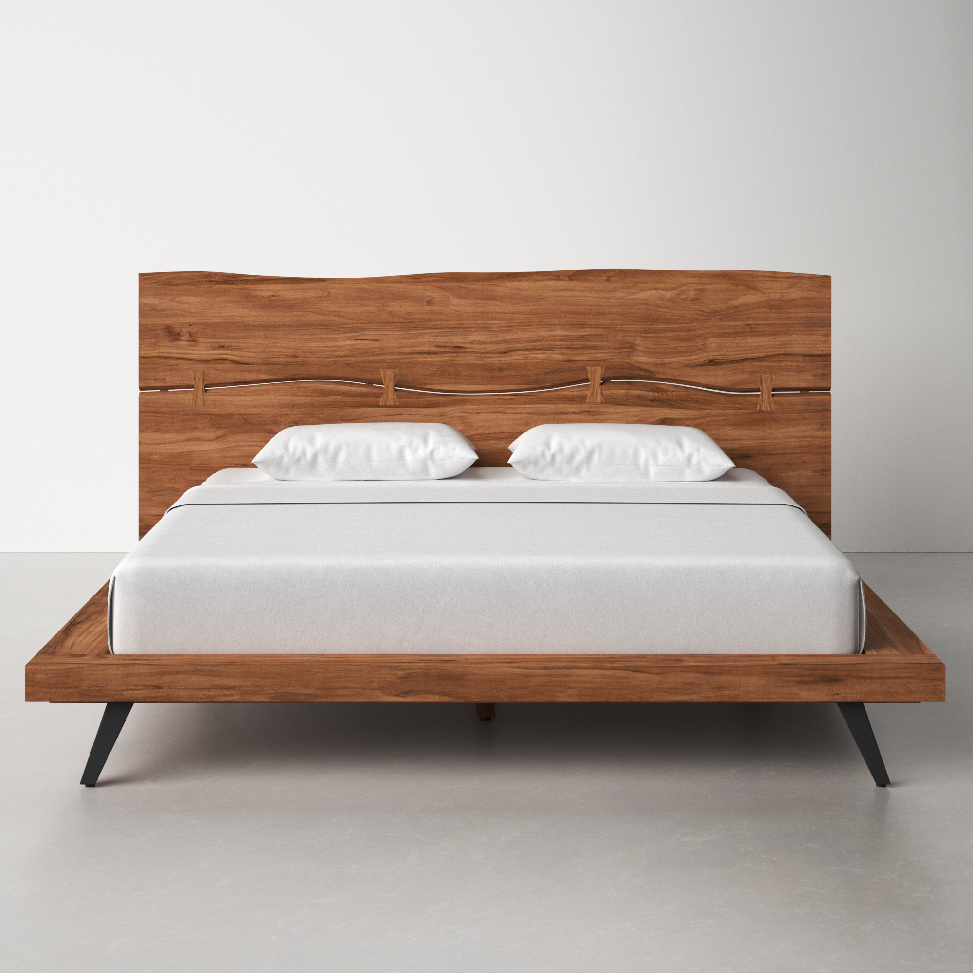 Steelside™ Beckham Upholstered Platform Bed & Reviews