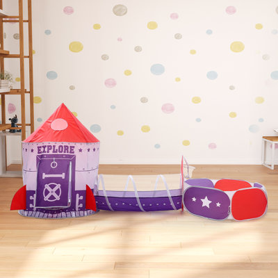 Gustin Freeport Park 345cm W x 120cm D Indoor Polyester Pop-Up Play Tent