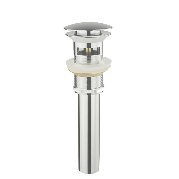 Umbrella Pop-Up Bathroom Sink Drain, Brushed Nickel