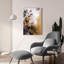 «Gold On Purple Couture» par Design Fabrikken, art mural en acrylique-960170983