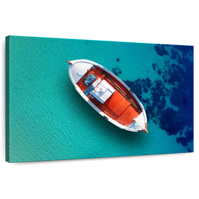 Mehar Mediterranean Boat, 32" H x 48" W