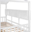 Lit en bois avec 2 tiroirs, lit pour enfant avec tablette de rangement-267656343