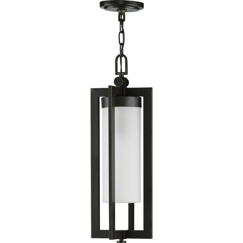 Lanterne suspendue d'extérieur 1 lumière en bronze huilé Melvin