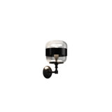 Futura Wall Lamp P White Black Matt Black 1 E26 Ul