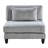 Contemporary Gray Corduroy Sectional, 4 , Solid Wood Legs And Pillows Modular Sectional Upholstery, Structure