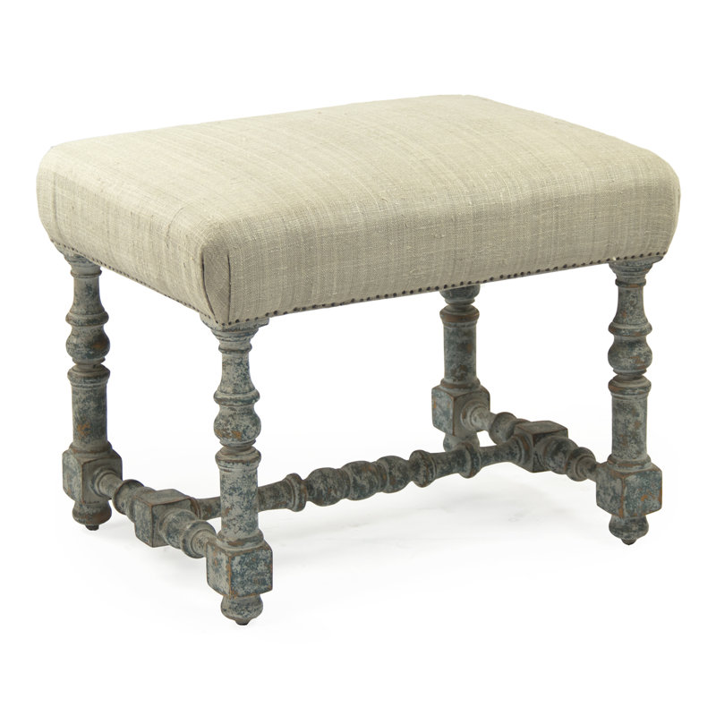 Giselle Solid Wood Accent Stool