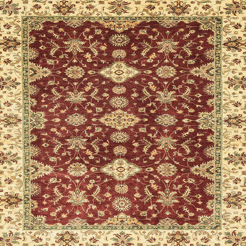 Abstract Indoor Rug, Square 7'