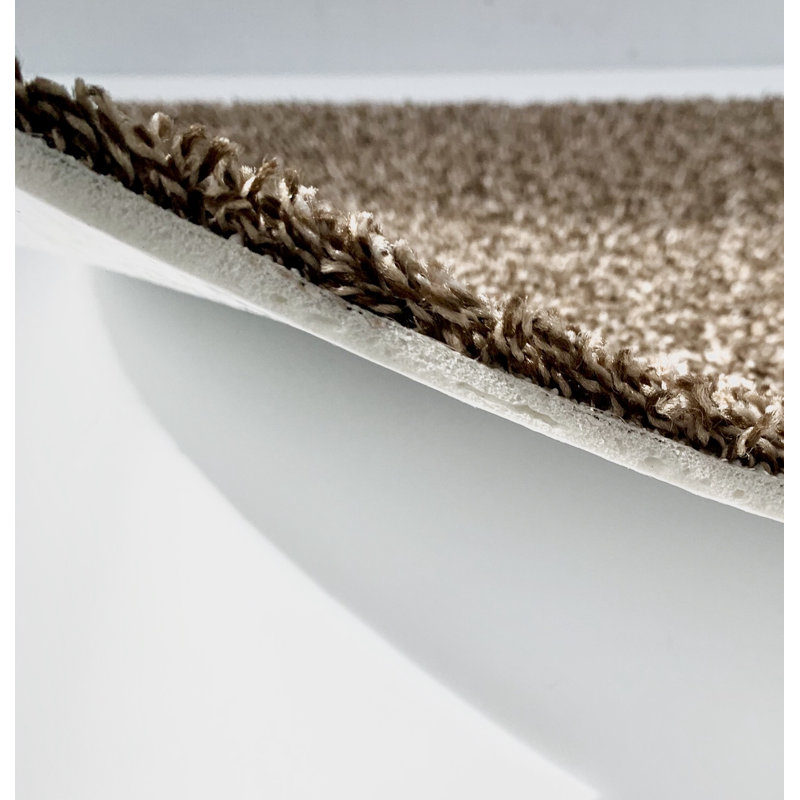 24x24'' Peel & Stick Plush Carpet Tile, Latte
