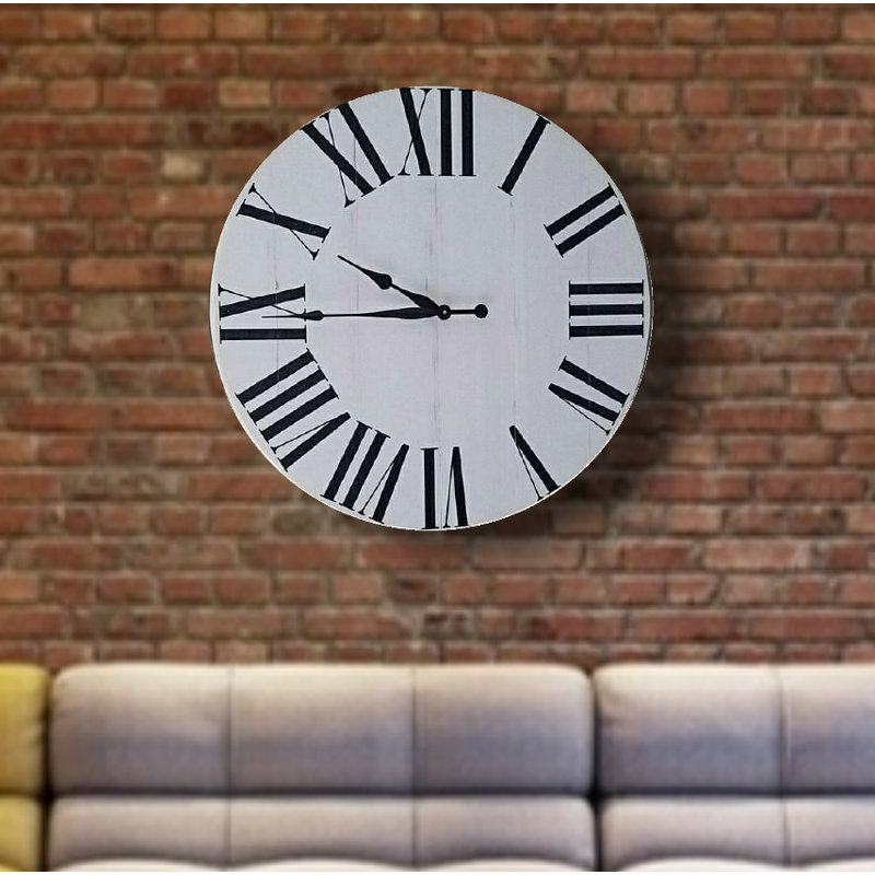 Horloge murale surdimensionnée campagne classic Vantassel, Grand