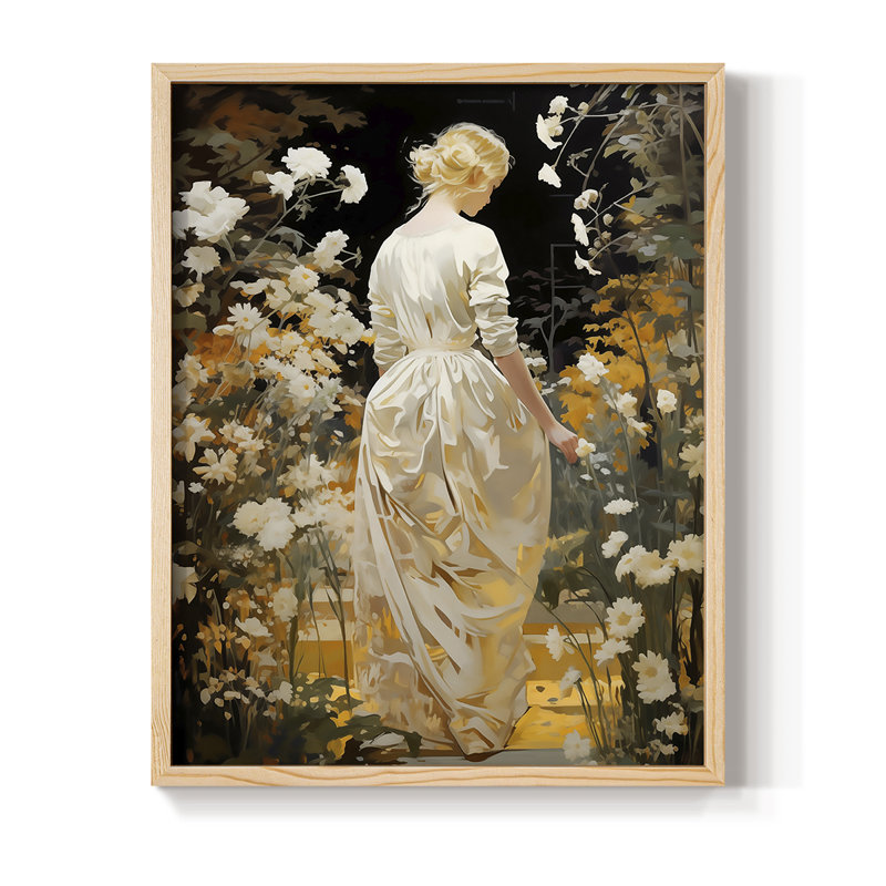 «WOMEN Series», reproduction encadrée en bois massif, H 15 po x l 12 po