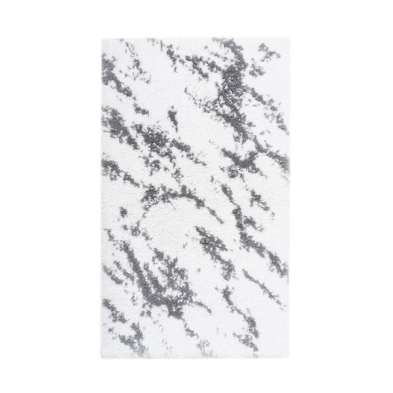 Mabel Abstract Bath Rug, 24" W x 39" L