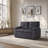 Modern Chenille Modular Loveseat - Versatile Comfort For Cozy Living-Removable armrests-117318292-116144578