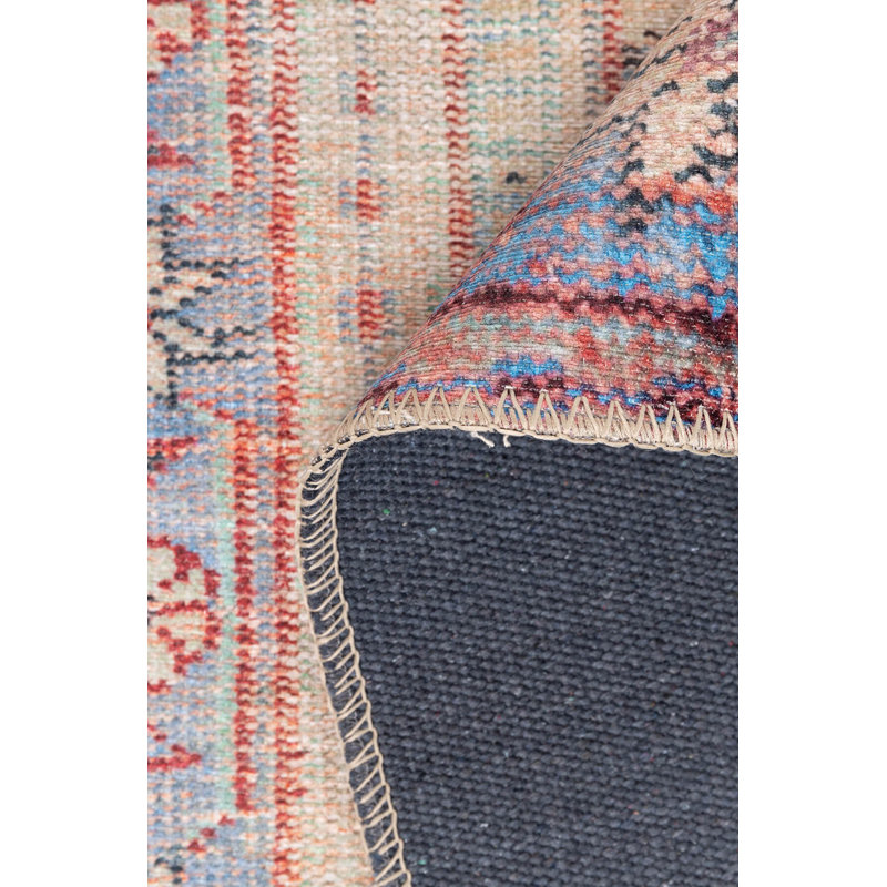 Vonzay Premium Red Carpet (4.9 x 7.5 ft), 100% Polyester, 1850 g/m², Pile Height: 0.2 in | Eco-Friendly Recycled Poly Cotton Underside | Durable, Easy-Clean Design | Perfect for Living Room, Bedroom, and Home Decor