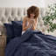 Ensemble d'édredon plissé avec draps Bed-in-a-Bag-103134067-103134075