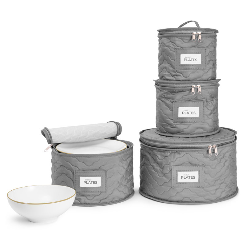 Ensemble de rangement à vaisselle, Gris