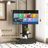 Versatile TV Stand with Push - Pull Drawer for Multiple Spaces, Mobile Cart for Various TV Sizes, Featuring Lockable Wheels and Adjustable Shelf-1235577825