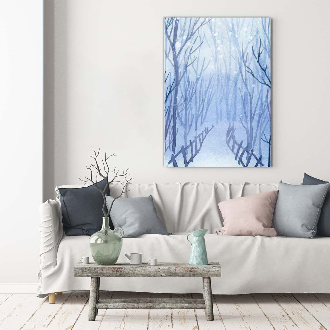 Winterwald - Kunstdrucke auf Leinwand - Wrapped Canvas