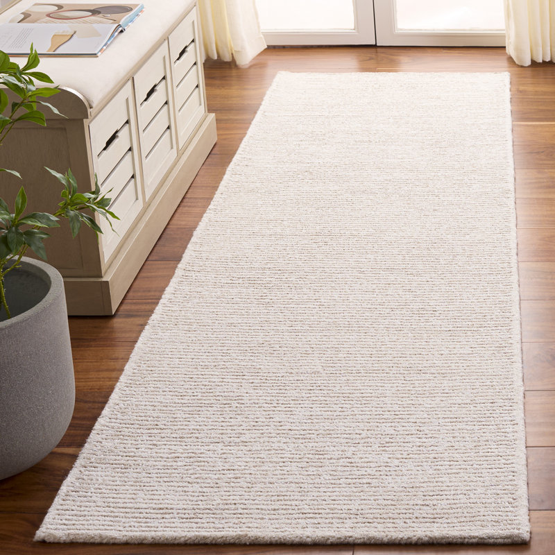 Tapis abstrait abstrait touffeté à la main Performance, Tapis de couloir 2 pi 3 po x 8 pi