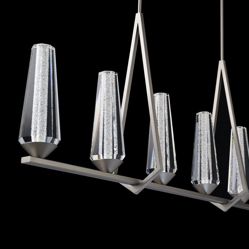 Devotion 6 - Light LED Pendant, Satin Nickel