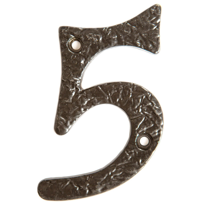 8.6cm H Iron House Number