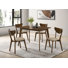 Edell 5-piece Rectangular Dining Table Set Chestnut