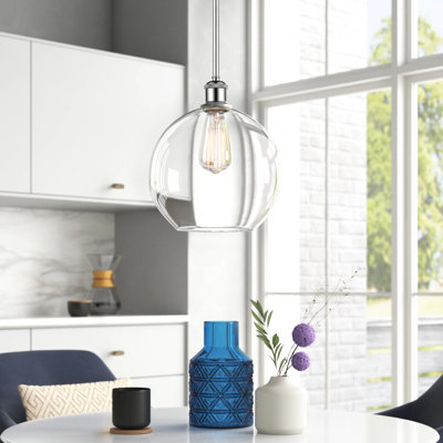 Luminaire suspendu sphère 1 lumière Baran