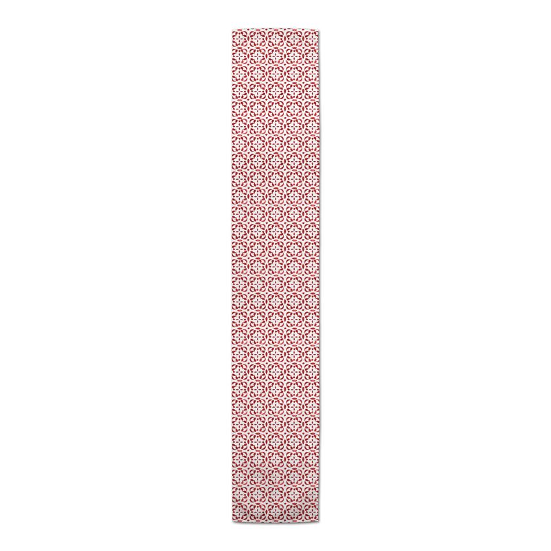 Caldara Dining Linens, 90" x 16", Red