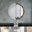 Huldar Glass Flat Wall Mirror