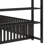 Metal House Bed With Detachable Shelves-1125106455