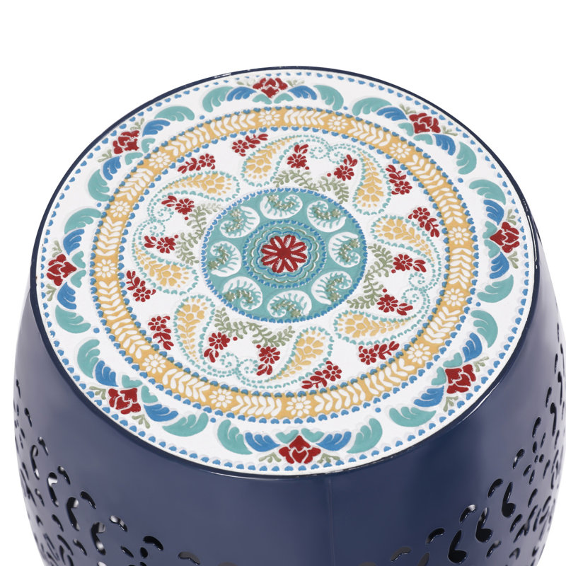 LILAC 12" SIDE TABLE, Dark Blue