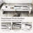 Sleek Ergonomic Reception Desk With Ample Storage And Quiet Glide System-1979100622