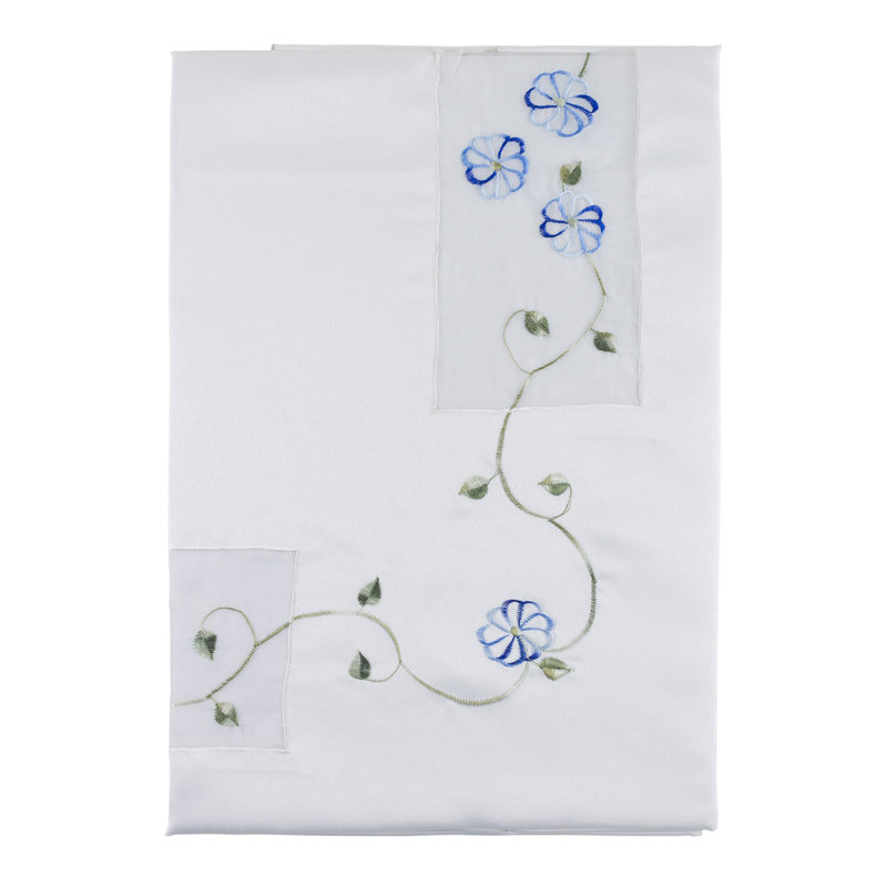 Clematis Tablecloth, Blue