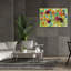 «Epic Graffiti» Autumn Joy »par Silvia Vassileva, art mural sur toile, 60 po x 40 po