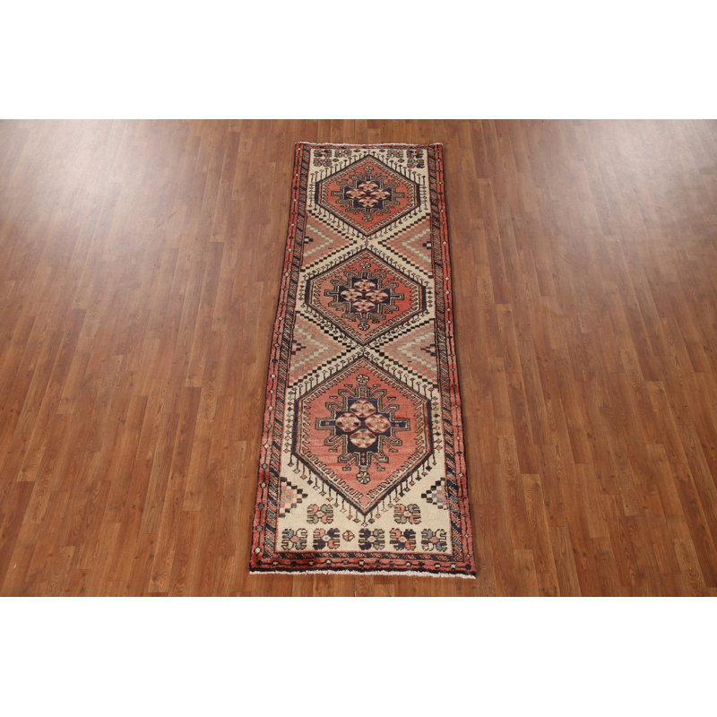 Tapis de couloir géométrique 3 x 9