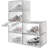 Letusto Shoe Storage Box Organizers 6 Pair Stackable Shoe Storage Box-2034358177