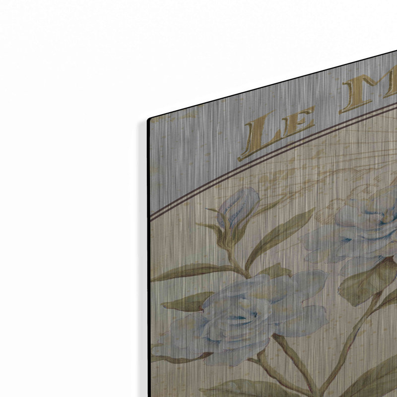 «French Seed Packet IV» par Daphne Brissonet, art mural en métal, H 36 po x l 24 po